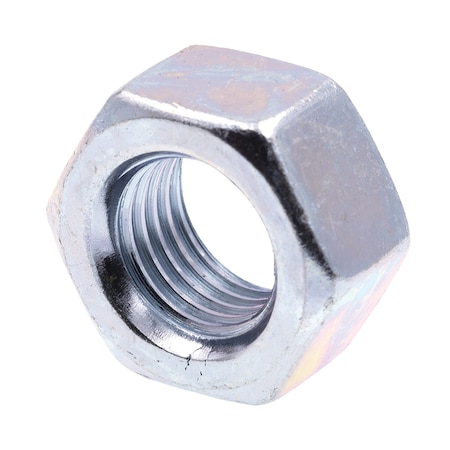 Prime-Line Hex Nut, 7/16"-20, Steel, Grade 5, Zinc Plated, 25 PK 9086656